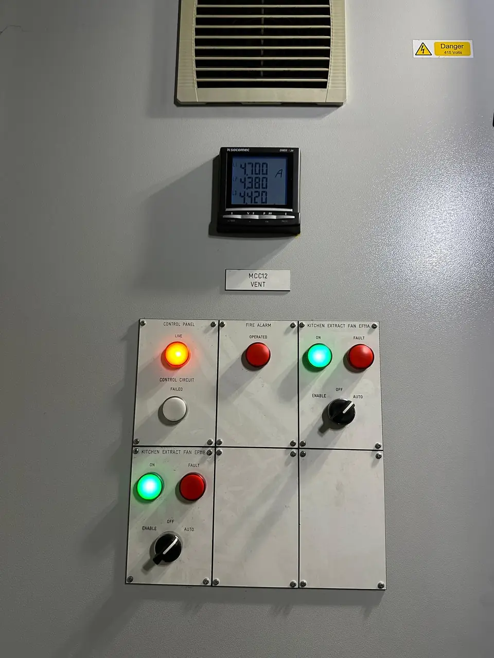 Trend IQ4E controller array — full panel build by OD Controls